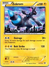 Zekrom Holo Holo Rare Legendary Treasures 51/113 HP on eBay