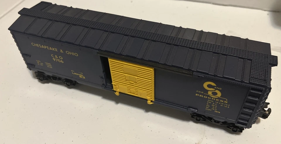 LIONEL Chesapeake & Ohio box car 6-9706 - O/O27 - Image 3 of 4