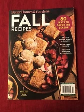 Better Homes & Gardens Fall Recipes October 2025 Magazine hearty soups stews