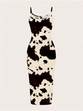 EZwear Casual Slim-Fit Camisole Maxi Dress Suitable For Summer Music Festival