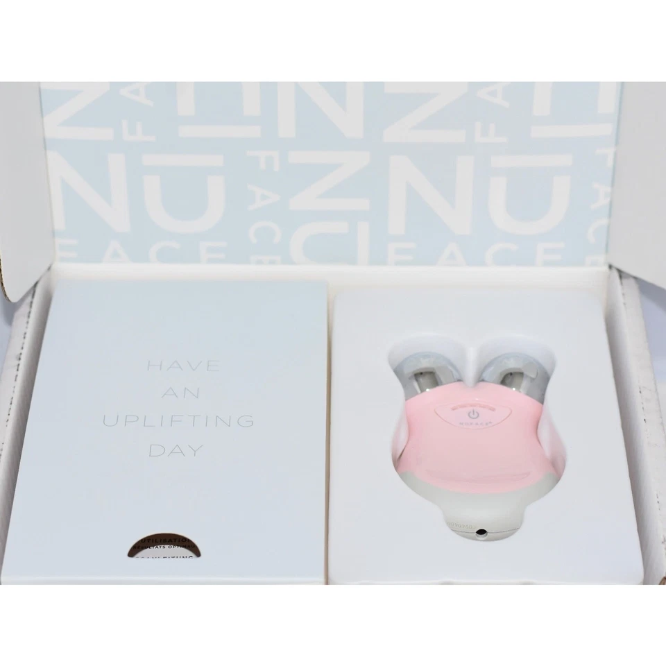 Dispositivo tonificante estiramiento facial avanzado NuFACE Pink Petite + imprimación en gel de 5 oz NUEVO Foto 3 de 4