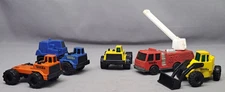 Vintage 1992 Original Mini Tonka Trucks 1992 Lot of 5