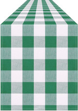 Gingham Table Runner Green and White, 13 x 72 inches Green Buffalo Plaid Table C