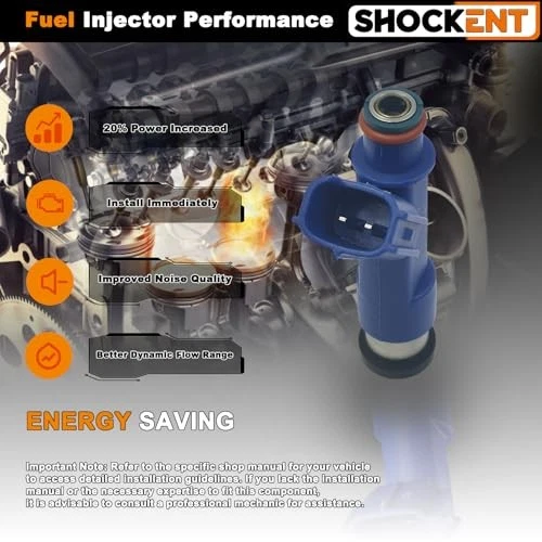 Fuel Injector 23250-0D050 Replacement for Toyota Corolla 2005-2008, Yaris 2006-2 - Изображение 3 из 4