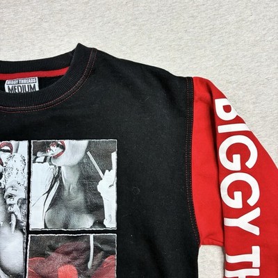 Biggy Threads Crewneck Sweatshirt Size Medium Explicit Content Graphic Print