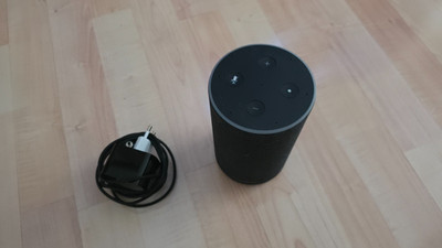 Amazon Echo (2. Generation) Sprachgesteuerter Smart Assistant - Anthrazit Stoff