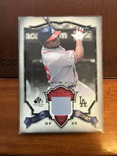 2008 SP LEGENDARY CUTS GAME WORN JERSEY Andruw Jones Braves Destined HOF