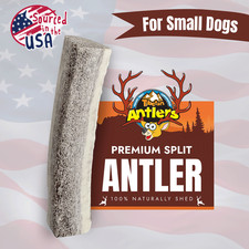 Premium Split Elk Antler for Small dogs - Healthy Natural Odourless dog chews