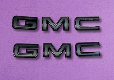 NEW Front & Rear Emblem Black kit For 2019 - 2026 GMC Sierra 1500 2500HD 3500HD