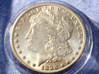 1898 O  Morgan Silver Dollar AU/BU Gem Incredible Details AS53