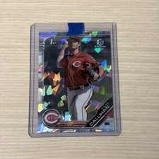 2019 Bowman Chrome Draft Sapphire Edition - Tyler Callihan 1st - Reds