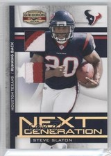 2008 Donruss Gridiron Gear Combo Jerseys Prime 46/50 Steve Slaton #NG-21 0k0