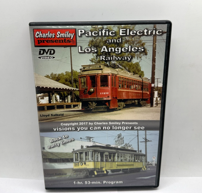 #ad Pacific Electric amp; Los Angeles Railway DVD Charles Smiley Red Cars LA Huntington $22.99