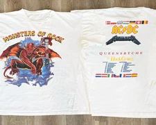 Monsters of Rock 1991 T-Shirt Vintage Style Queensrÿche
