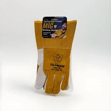 Tillman 13542X MIG Welding Gloves Split Cowhide Made with Kevlar Sock Lined