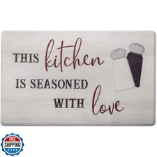 Home Dynamix Cozy Living Seasoned with Love Runner Anti-Fatigue Kitchen Mat, 