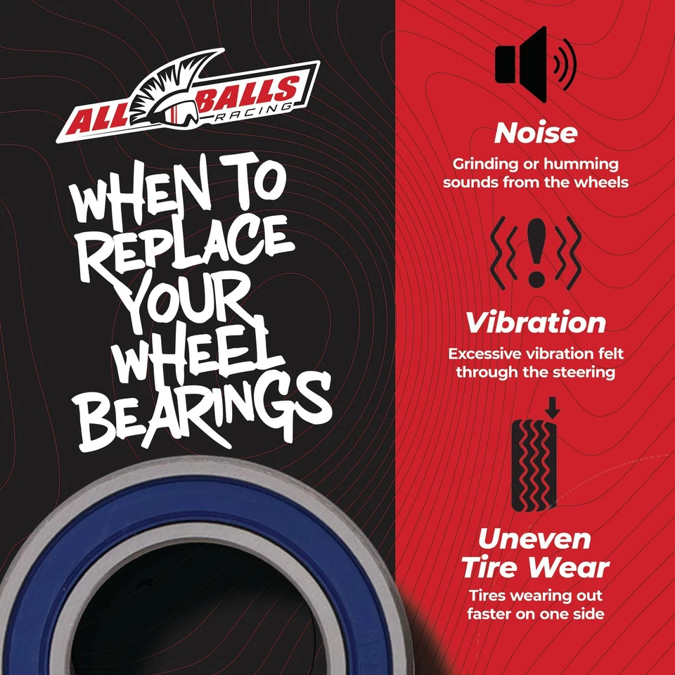 All Balls Rear Wheel Bearing Seal Kit For Honda CR125R 00-07 CR250R 00-07 Foto 3 de 4