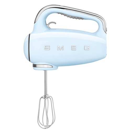 Pastel Blue 50's Retro Style Electric Hand Mixer with Set of Beaters, Set of ...