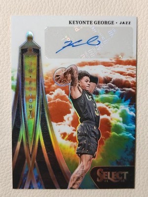Keyonte George 2024-25 Panini Select 23/25 Auto In Flight Signatures # ...