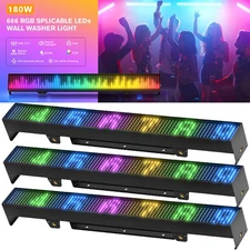 HOLDLAMP 666LED Wall Wash Light Bar DMX Stage Beam Lighting Disco Party Effect