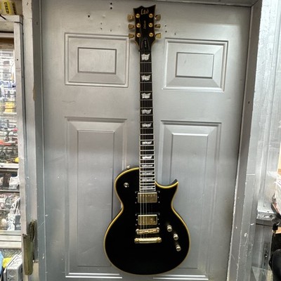 Esp LTD Ec-1000 Deluxe Vintage Black Electric Guitar Duncan/w Fast Free Ship!