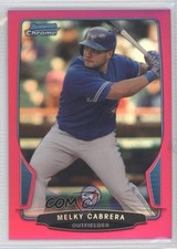 2013 Bowman Chrome Magenta Refractor 23/35 Melky Cabrera #182 0m0
