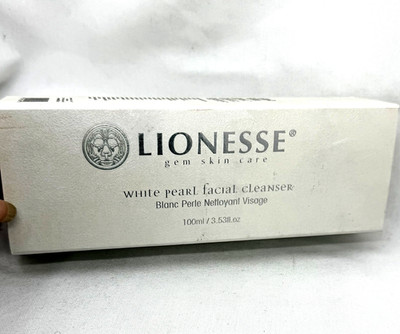 Lionesse Gem Skin Care White Pearl Facial Cleanser 3.53oz NEW