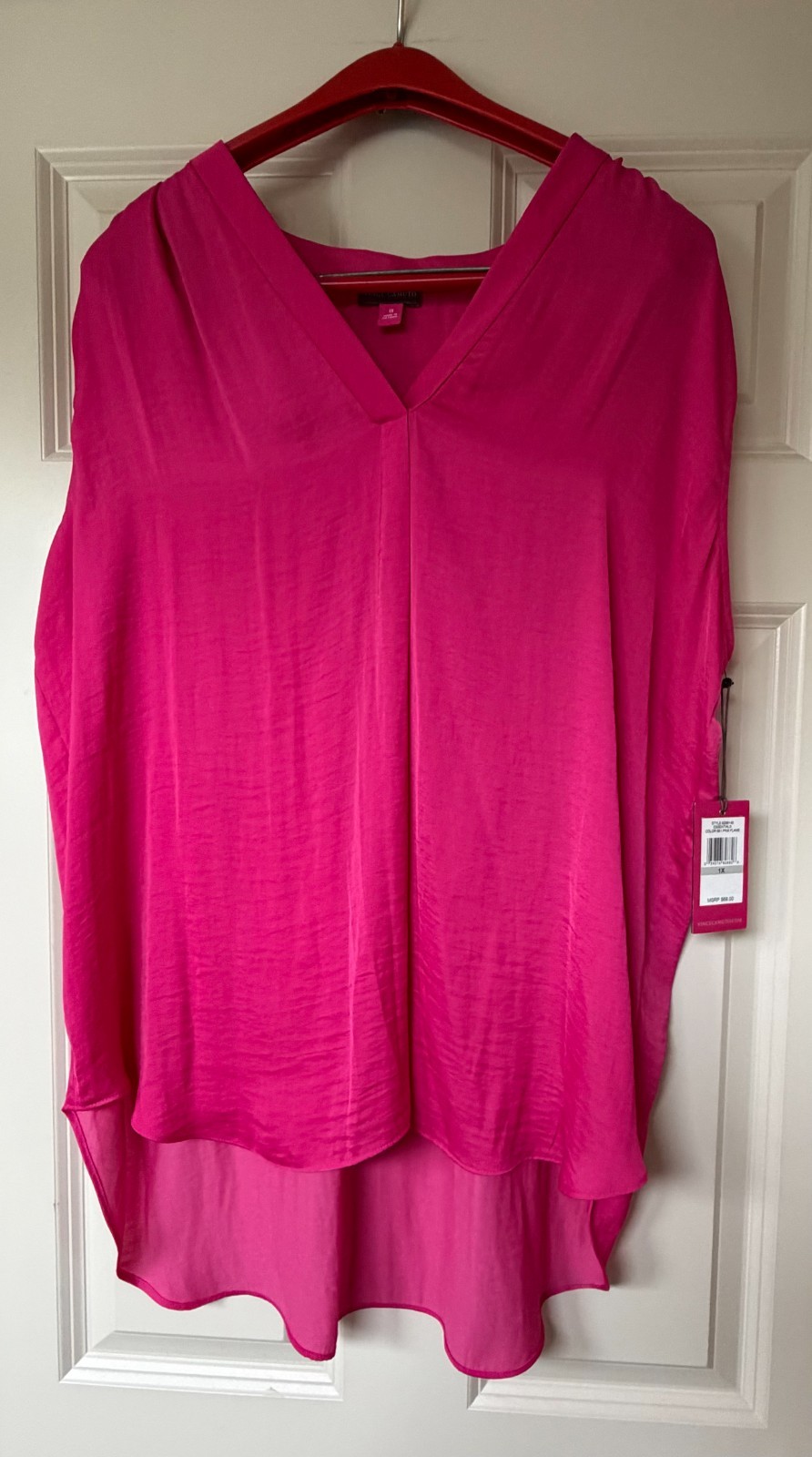 NEW w/ Tags ~ Vince Camuto Womens Sleeveless Blouse Top ~ Size 1X ~ MSRP: $69.00