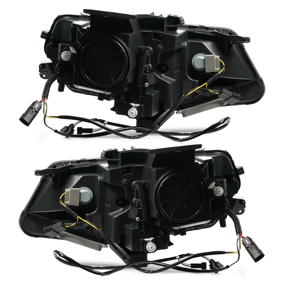 Upgrade Headlights For 2016-2021 Chevy Camaro w/LED DRL w/Bulb Left+Right Pair Foto 2 de 4