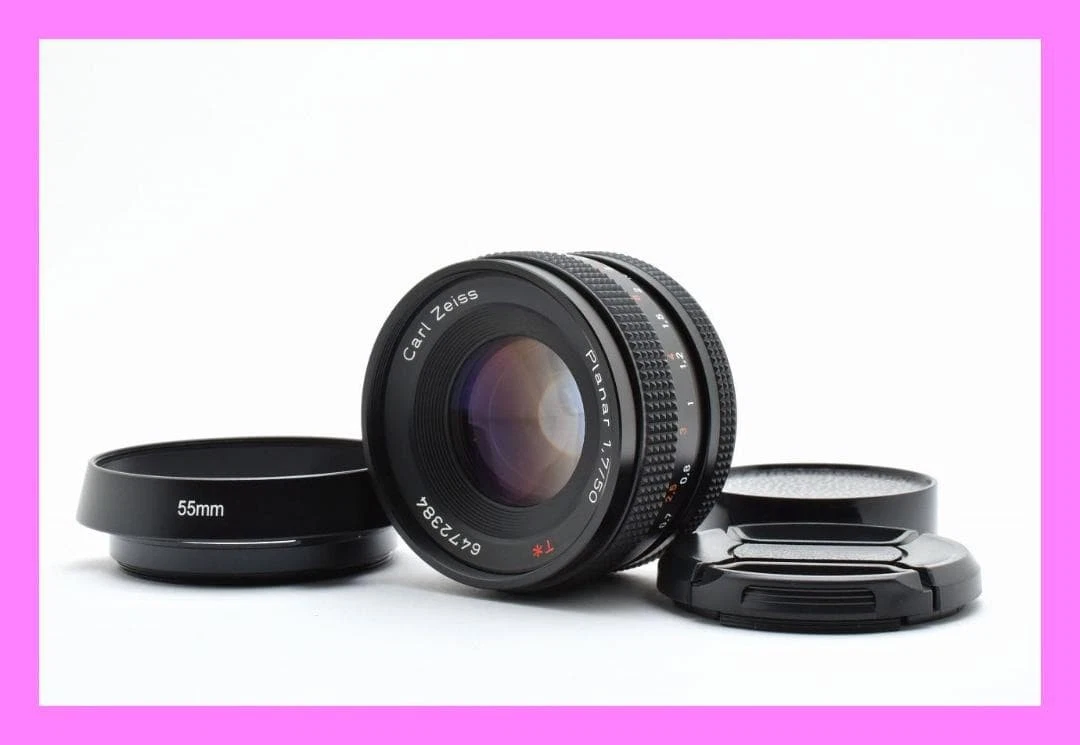 ZEISS Planar T* Camera Lenses 50mm Focal f/1.7 Maximum Aperture