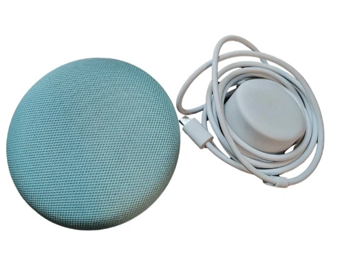 Google Home Mini (H0A) Portable Wireless Bluetooth Smart Speaker Aqua Teal Green