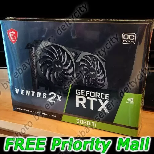 MSI NVIDIA GeForce RTX 3060 Ti VENTUS 2X 8G OCV1 LHR 2 Fans 8GB