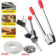 Kit reggitura rotolo reggetta reggia 12-16mm tendireggia manuale per tenditore