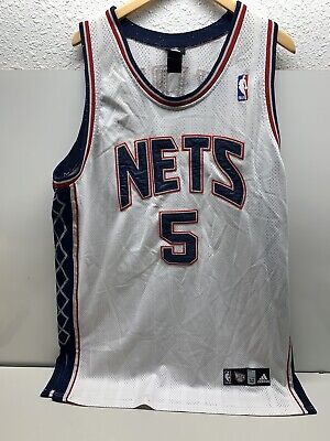 Jason Kidd #5 New Jersey Nets Adidas Authentic Jersey NBA Sz Jason Kidd #5 New Jersey Nets Adidas Authentic Jersey NBA Sz