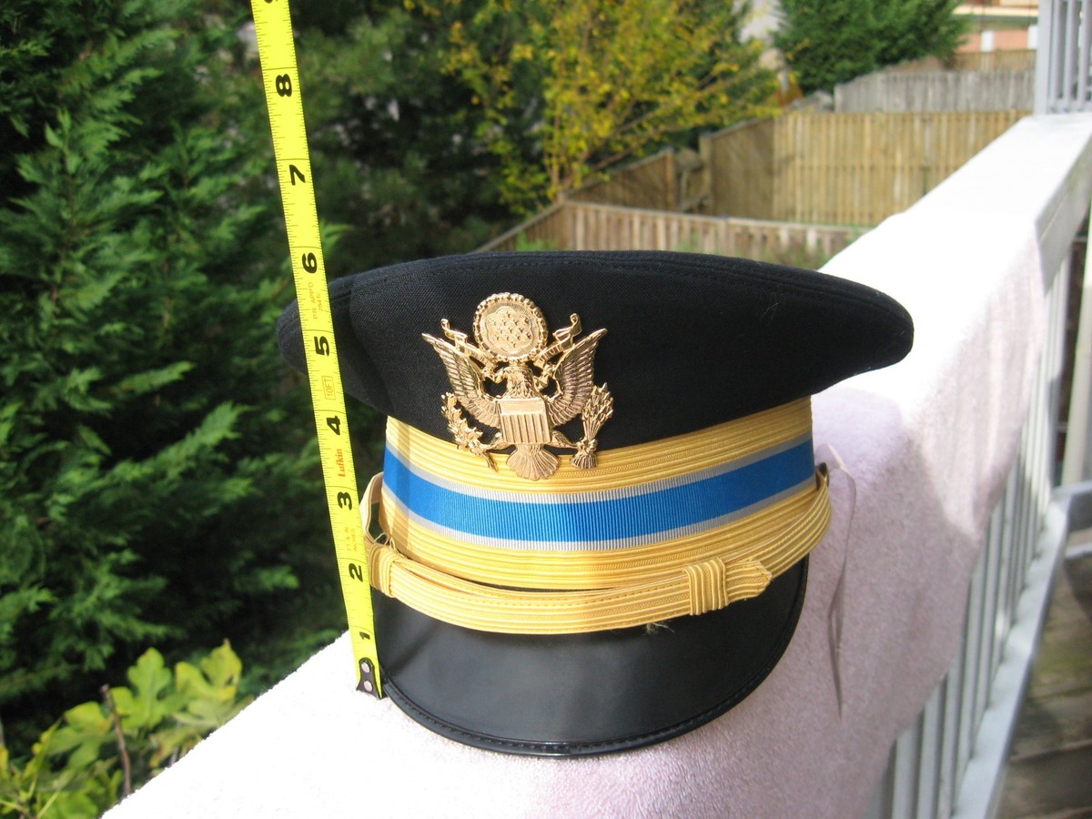 Vintage BANCROFT Military Hat Size 6 7/8 US Army Dress Hat | eBay