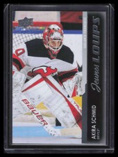 2021-22 Upper Deck 716 Akira Schmid Rookie YG Young Guns