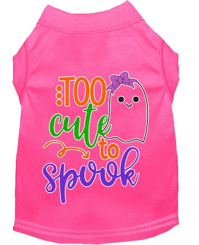 Too Cute to Spook Dog Shirt Pet Clothing Halloween Apparel - Bild 3 von 12