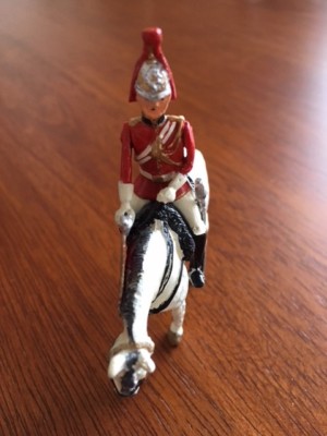 Vintage w britain scots guard soldat tier fusil moulé sous
