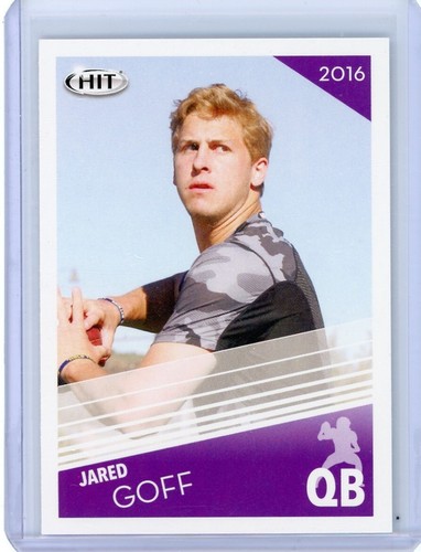 2016 Sage Hit Jared Goff Los Angeles Rams Rookie Card No #110