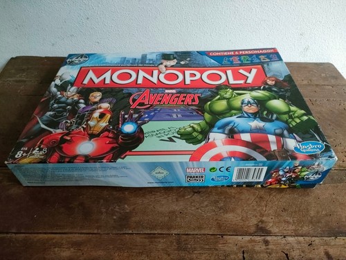 MONOPOLY MARVEL AVENGERS Monopoli Gioco di Società Hasbro Parker Brothers - Foto 7 di 11