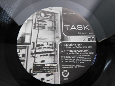 Task   Remixe 12'' Single 1997 Electronic Techno Germany AK 002-6