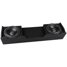 NEW DUAL 12" 1600W LOADED SUB BOX FITS 1999-2006 CHEVY SILVERADO EXT CAB