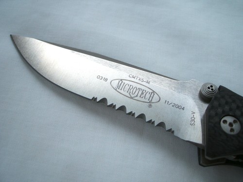 Vintage Microtech knife, CMTX5 M ( manual open ). S#0318. New old stock ...