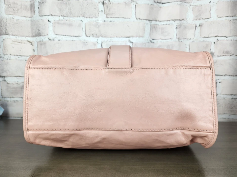 古驰柔软 Stirrup 水饺包腮红粉色 GG 帆布托特包钱包 - 查看注释! — 第 4/4 张图片