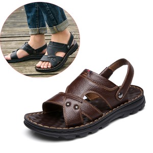 soft leather sandals mens