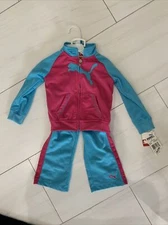 NWTPuma Girls 24Mo. Tracksuit Pink Blue Jacket/Pants