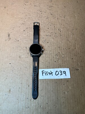 Fossil Sport Smartwatch Model DW9F1 41mm Black No Charger Works!!!