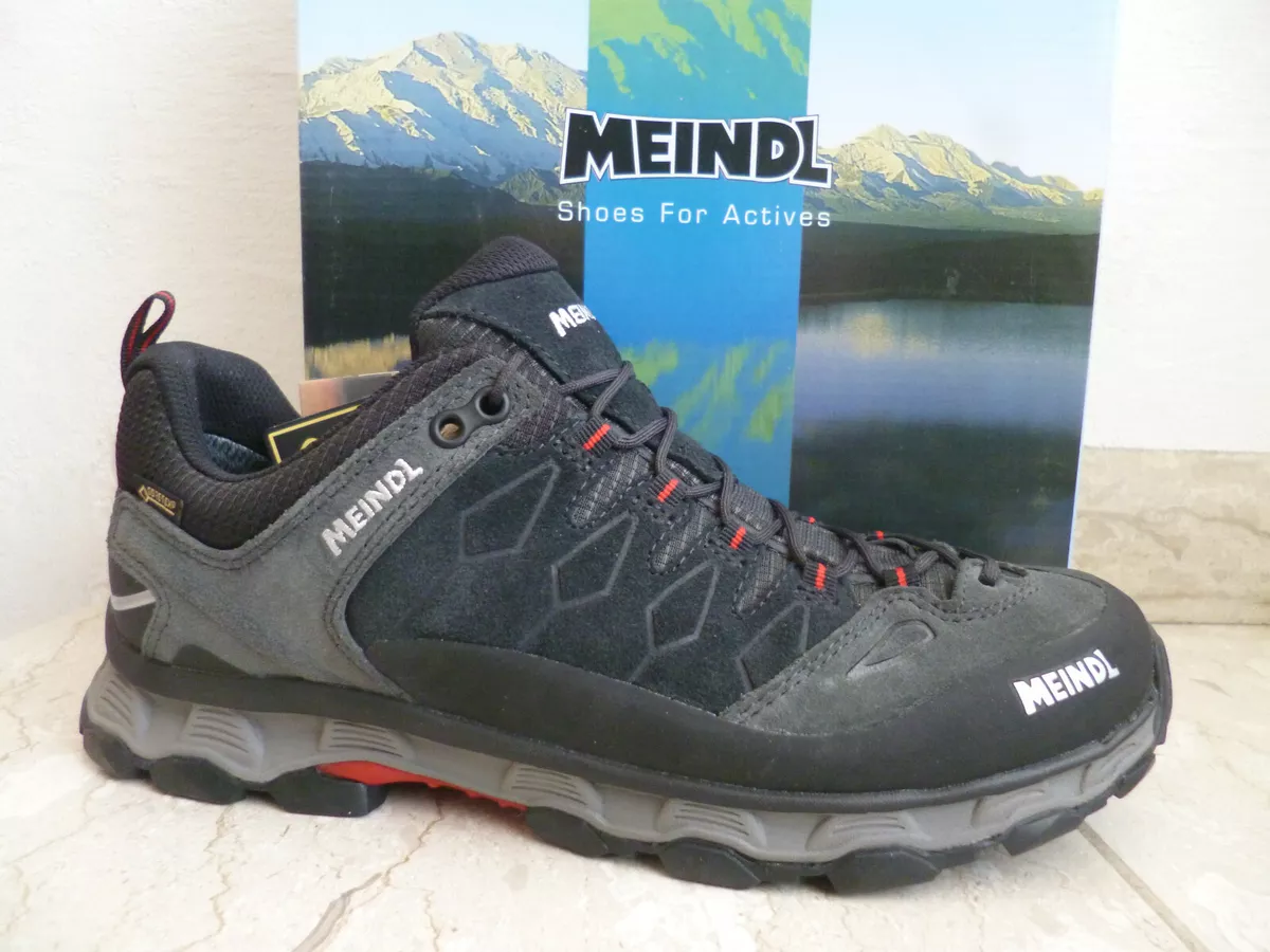 Arab luchthaven rok Meindl Trainers Hiking Shoes Low Shoes Leather Grey New | eBay