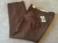 Vintage Men's Sears Roebuck Comfort Stretch Pants Brown 41 Usa Made Vintage Men's Sears Roebuck Comfort Stretch Pants Brown 41 Usa Made