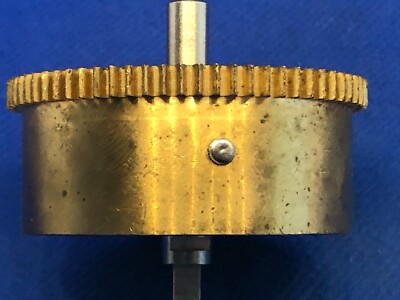 Barillet Complet Vintage Avec Ressort Pour Mouvement De Pendule Horloge